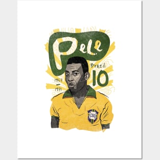 pele Edson Arantes do Nascimento Posters and Art